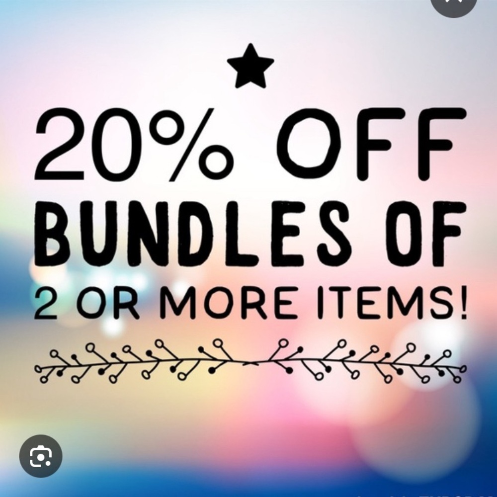 20% off Bundle of 2 or more items